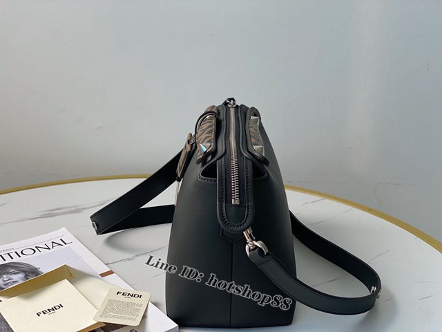 FENDI精品小牛皮女包 芬迪BY THE WAY拉鏈開合波士頓雙手挽手提包 8BN253 fdzg2563